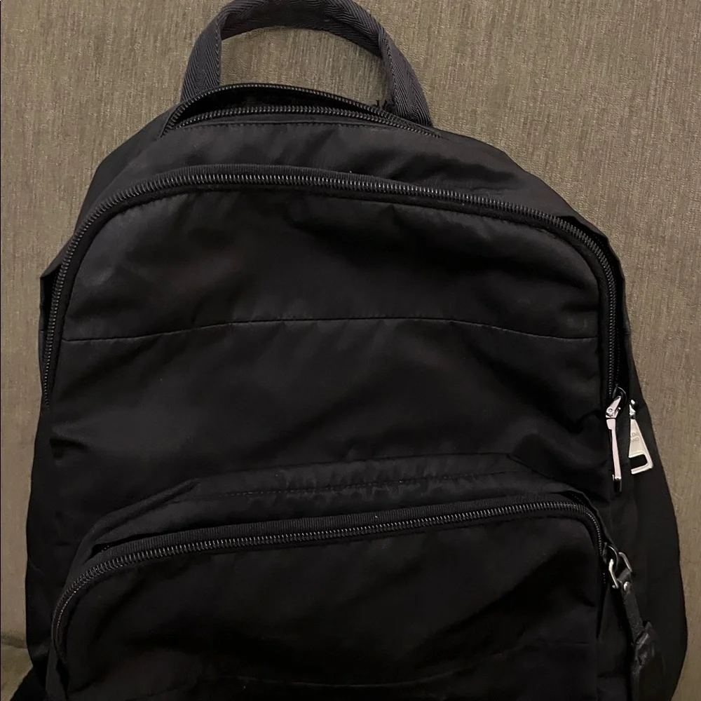 Prada Black Nylon Backpack - Picture 2 of 10